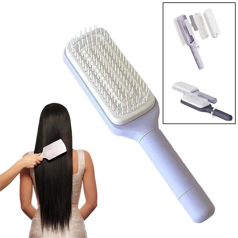 Self-Cleaning Hair Brush