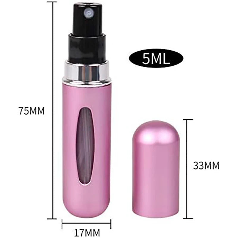 AromaJet Mini™ – Refillable Travel Perfume Atomizer [Instant Freshness Anywhere]