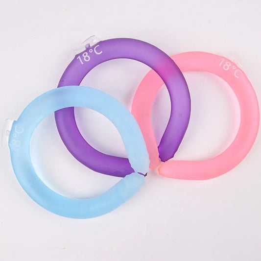 CoolLoop™ – Reusable Neck Cooling Ring Ice Pack [Instant Cooling + Hands-Free Comfort]