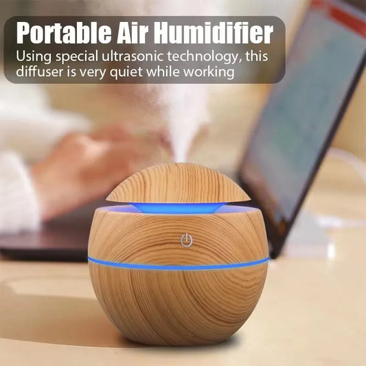 AromaMist™ – USB Ultrasonic Mini Air Humidifier & Aroma Diffuser [Relaxing Air + Moisture Balance]